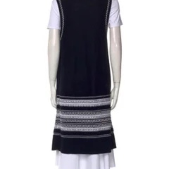 VINCE Textured Drape Front Cotton Sweater Vest Cardigan Sz. XS Excellent Cond! - Picture 4 of 14